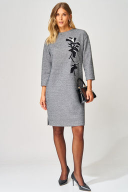 Платье LAIKONY 183 черно-белый