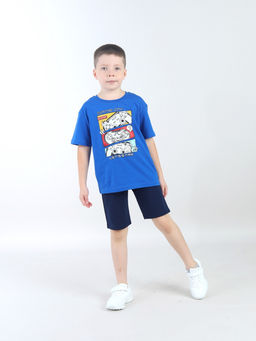 CRB wear / CWKB 90275-42 Комплект для мальчика (футболка, шорты),синий