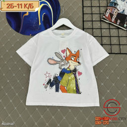 Футболка для девочки из хлопка