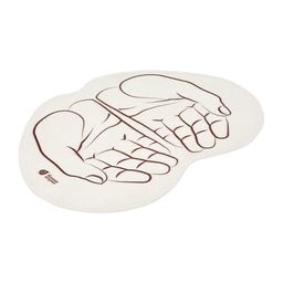 Коврик войлочный 43*30 см "Ладони" для бани и сауны