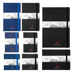 VISTA-ARTISTA VABK-1321 Скетчбук 120 г/м2 120 г/м2 21 х 13 см сшивка 80 л. 01 черный - Светоч фото 4