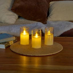 ULD-F064 WW CANDLE SET3 Фигура светодиодная Свеча на батарейках LR44 (в/к), в составе набора из 3 штук. 1 светодиод. Теплый белый свет. TM Uniel - Volpe фото 4