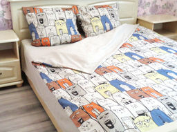 П1-21С75 КПБ 215*200 "Котята"