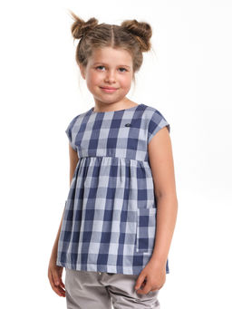 Футболка для девочки UD 1965 клетка - Mini maxi фото 7