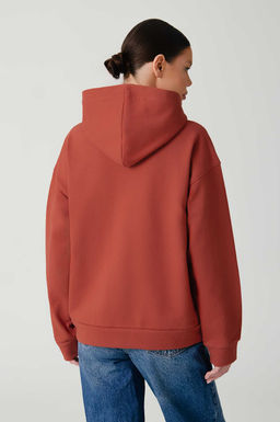 Арт. 15126 Худи женское с капюшоном  44-52  (5 шт) Цвет:терракотовый