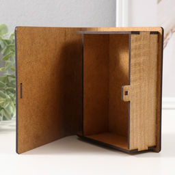 Копилка-книга для денег «Удачи», для купюр, монет, 14×12×5 см