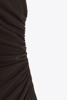 DRAPED SHORT DRESS - Zara фото 16