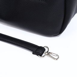 Сумка-мешок на молнии, наружный карман, цвет чёрный - Simaland фото 6