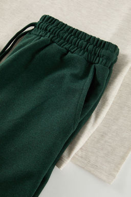 TRENDYOL MAN Lacivert Bask?l? Orme Couple/Cift Pijama Tak?m? TMNAW25PT00046 - Trendyolmilla фото 11
