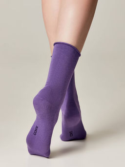 Цена за 2 пары CONTE Меланжевые носки COMFORT темно-коричневый - Conte elegant фото 15