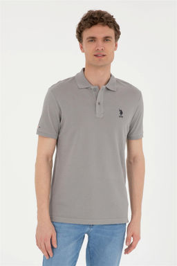 U. S. Polo Assn / Мужская темно-серая базовая футболка