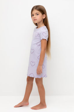 Crockid _ К 1180/лепесток орхидеи,контурное сердце сорочка ночная для дев  фото 4