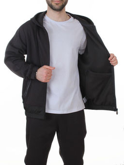 AAL-710 DK. GRAY Костюм спортивный мужской (85% хлопок, 15% полиэстер)