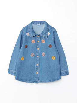 Nak?? Detayl? K?z Bebek Jean G?mlek