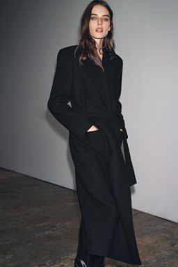 WOOL BLEND COAT ZW COLLECTION - Zara фото 5