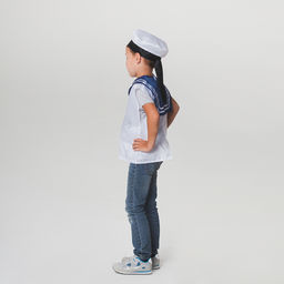 Карнавальный костюм детский Моряк, жилет, бескозырка, 4-6 лет, рост 110-122 см - Simaland фото 2