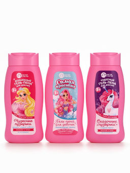 Гель-пена для девочек Чудесная пена, аромат сладкий персик, 250 мл, Чистое счастье  фото 10