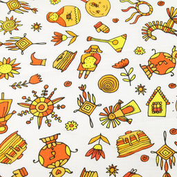 Полотенце вафельное 50х70см Весенняя капель, хлопок 100%, Домашняя мода (Россия) фото 2