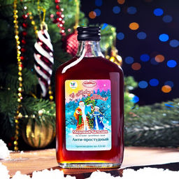 Новогодний медовый бальзам алтайский Анти-простудный, 250 мл - Vitamuno фото 2