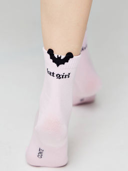 Цена за 2 пары. Носки Короткие CONTE Хлопковые носки CLASSIC с пикотом Batgirl св.розовый - Conte elegant фото 5