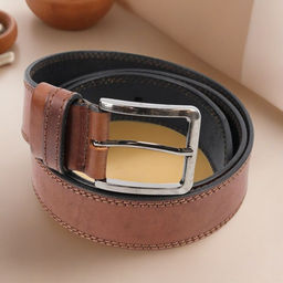 Мужской кожаный ремень Arkon Milano 4003-20 Л.Браун - Sergio valentini фото 2