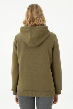 Женский базовый свитшот цвета хаки - U.s. polo assn фото 5