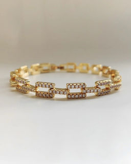 Браслет с цирконами