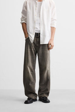 BAGGY JEANS WITH SEAM DETAIL - Zara фото 11