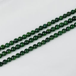 Бусины для украшений из Нефрита (48 бусин) 39 см