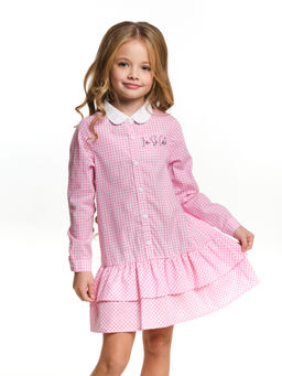 Платье в клетку UD 6117 розовый - Mini maxi фото 5