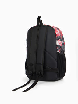 Рюкзак школьный на молнии, с карманами, с принтом, размер 30?13?42 см, голубой/серый