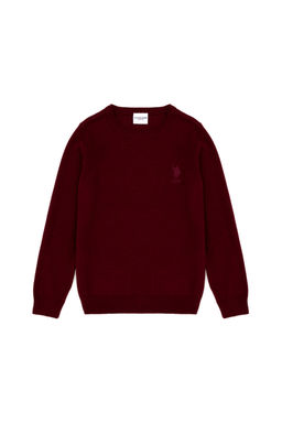 U. S. Polo Assn / Базовый свитер бордово-красного цвета для мальчика - U.s. polo assn фото 7
