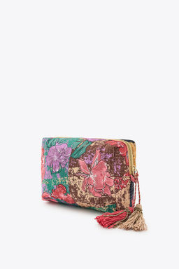 PRINTED QUILTED TOILETRY BAG - Zara фото 2