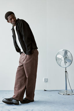 Pantalon de lona Baggy - H&m фото 4