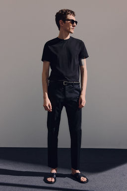 Pantalon de algodon Slim Fit