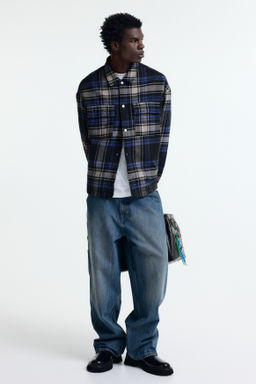 Sobrecamisa de franela Oversized Fit - H&m фото 4