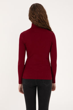 Kad_n Bordo Sweatshirt Sepette S_rpriz _ndirim - U.s. polo assn фото 5