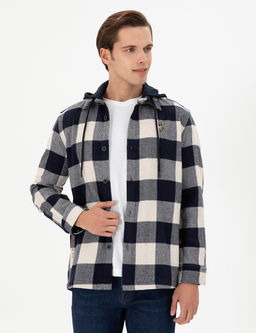 Мужская темно-синяя рубашка с длинным рукавом - U.s. polo assn фото 8