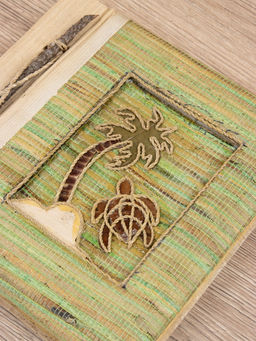 Фотоальбом «Остров с черепашкой», 10 листов, 19×19×2 см, бирюзовый