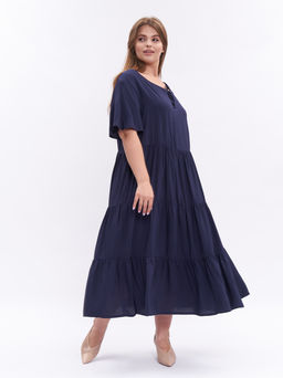 Платье с кулиской PP55504DBL05