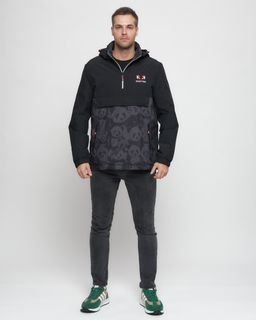 Куртка-анорак спортивная мужская цвета хаки 88629Kh - Wonderrman фото 2