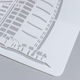 Трафарет пластик «Арабская башня. Дубай», 29×20.8 см