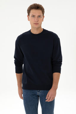 Erkek Lacivert Sweatshirt
