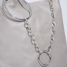 Сумка кросс-боди на молнии, цвет серый