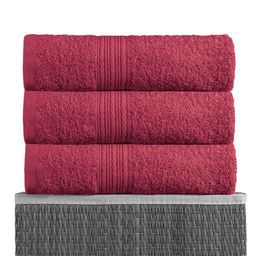 Бордовая 150х210 Простыня Махровая BAYRAMALY  фото 2