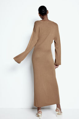 Vestido en punto de canale - H&m фото 4