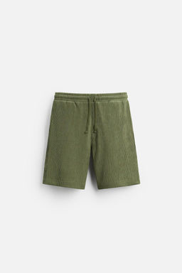 RELAXED FIT JACQUARD BERMUDA SHORTS - Zara фото 21