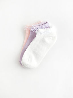 Dantel Detayl? K?z ?ocuk Patik ?orap 3l? - Waikiki фото 2