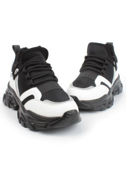 05-P96-1Z BLACK Кроссовки женские зимние (натуральная кожа, шерсть) - Фабричный китай фото 12