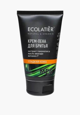 Ecolatier MAN ДЛЯ МУЖЧИН Крем-пена д/бритья Гладкая кожа 150мл туба
